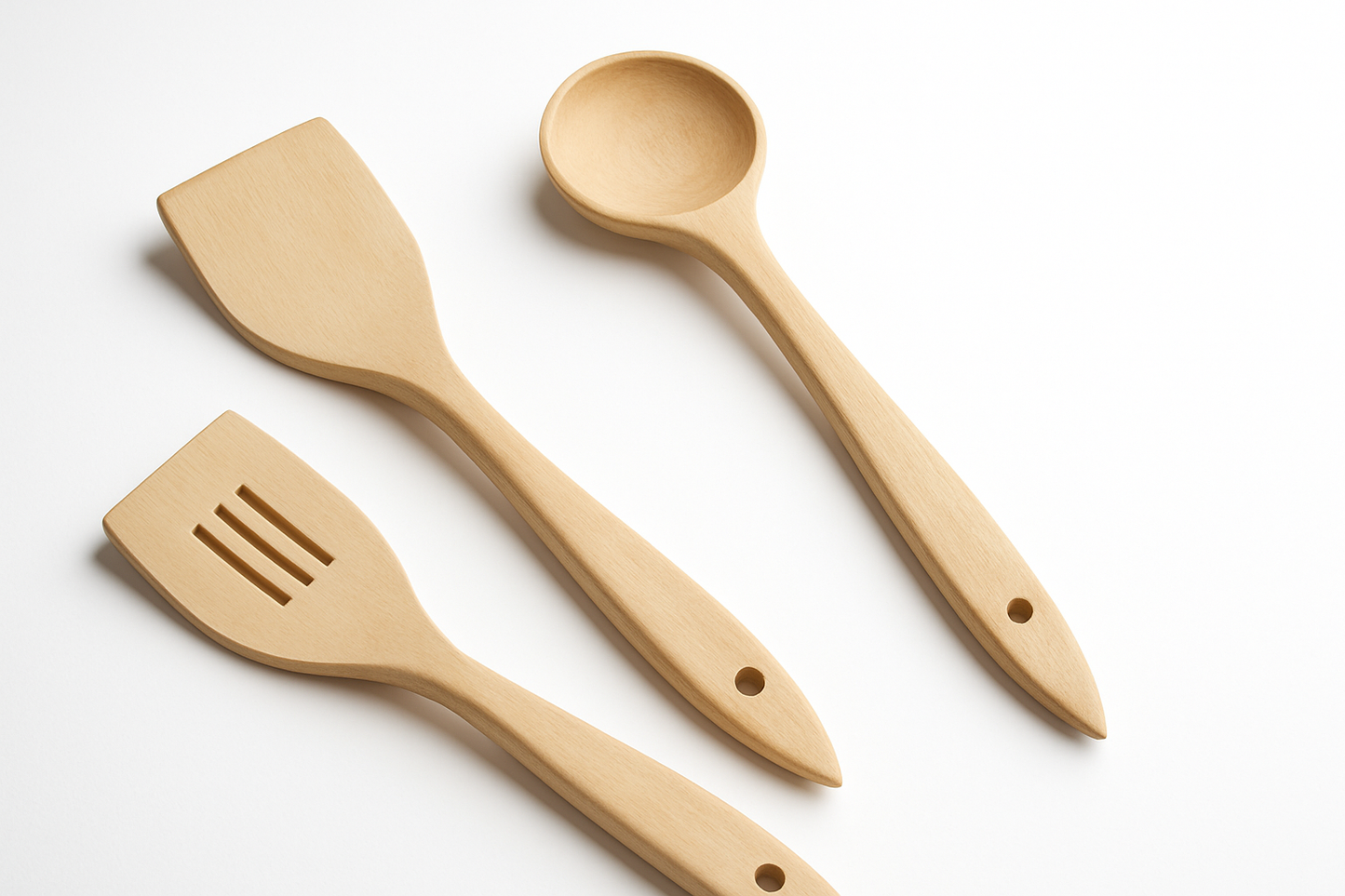 3 piece wooden spoon set | wooden cooking spoon 3 piece