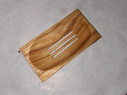 Wooden Soap Holder – Natural Bamboo Soap Dish | Stylish & Durable Sabun Dani for Bathroom & Kitchen Use