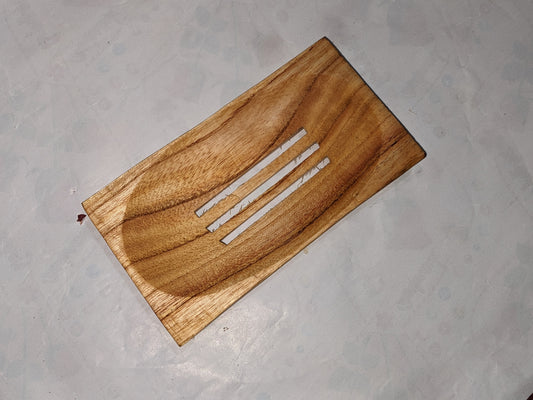 Wooden Soap Holder – Natural Bamboo Soap Dish | Stylish & Durable Sabun Dani for Bathroom & Kitchen Use