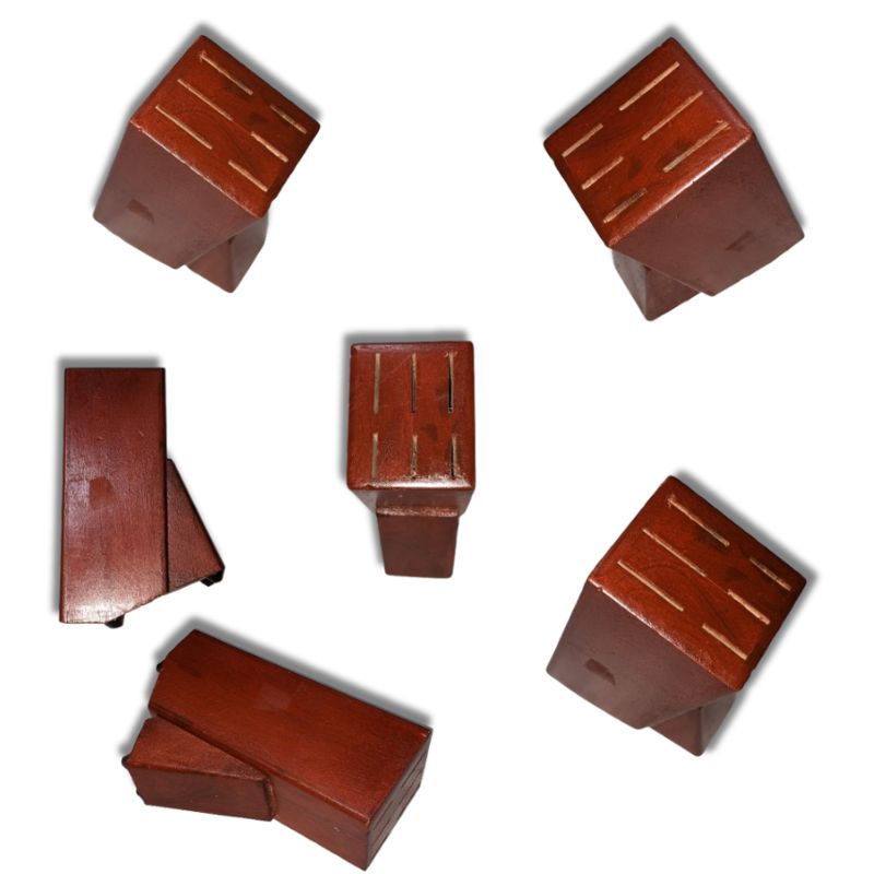 6-Piece Knife Set with Wooden Stand – Stylish & Durable Kitchen Essential